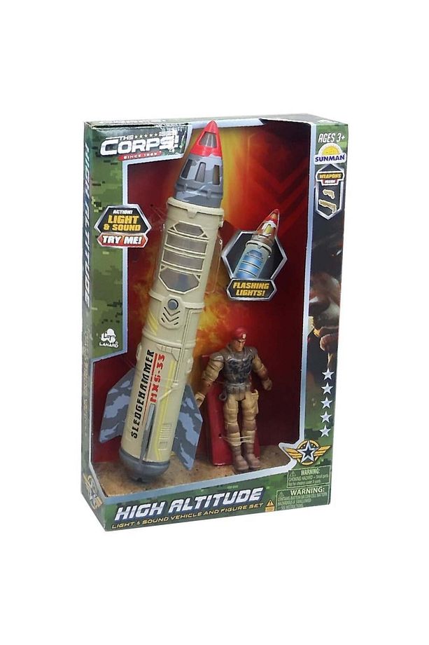 Sesli Işıklı Asker Oyun Seti The Corps High Altitude - 1