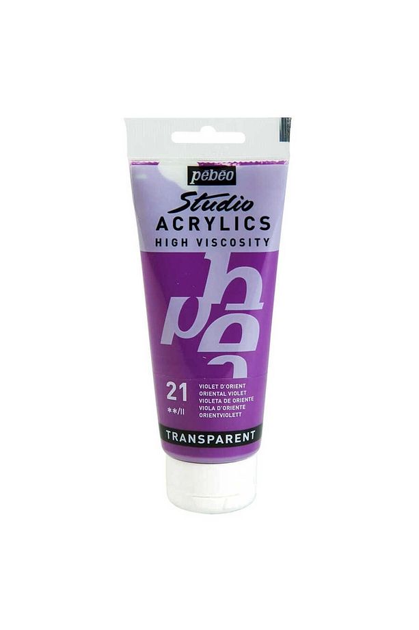 Studio Akrilik Boya 100ml Oriental Violet - 1