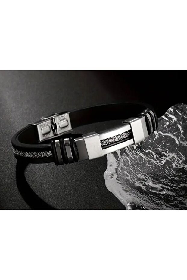 Men's Stainless Steel Titanium Very Stylish Style Bracelet - Luxury Product