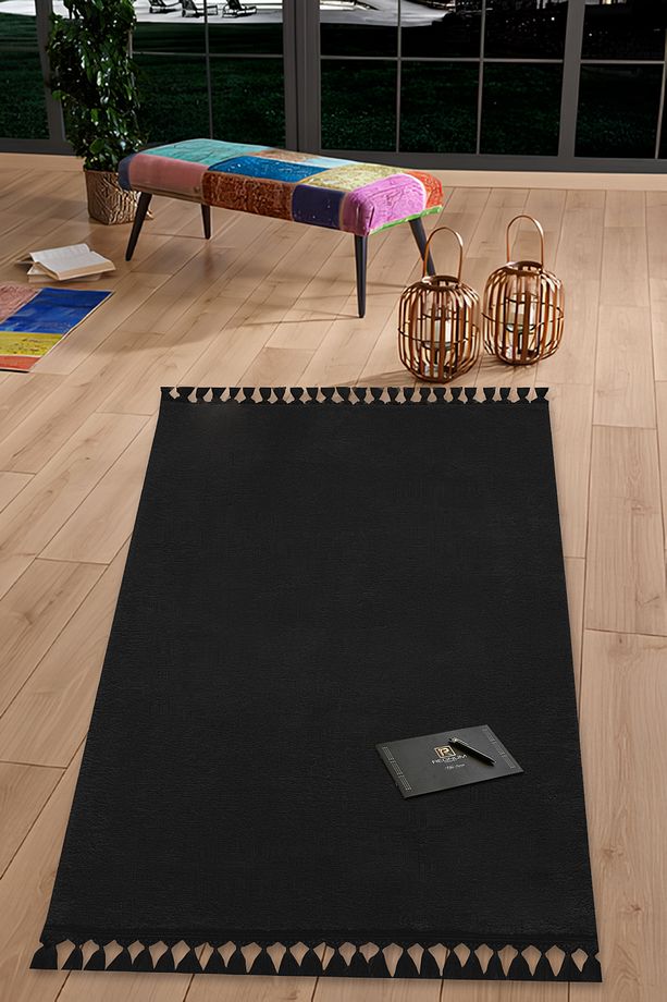 Makinede Yıkanabilir Kaymaz Taban Koridor Mutfak Antre Hol Salon Halısı - 1