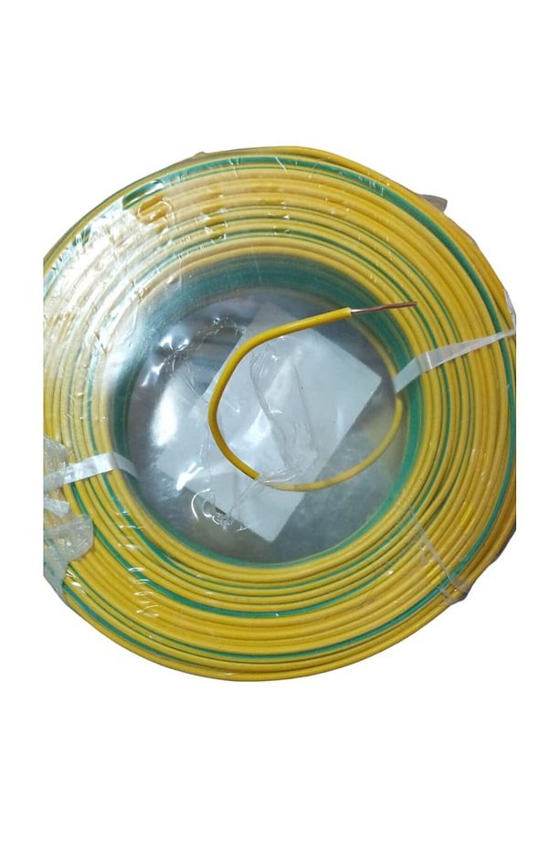 2.5 mm SARIYEŞİL Cca Nya Kablo 100 metre Tam Kesit Tesisat Kablosu - 2