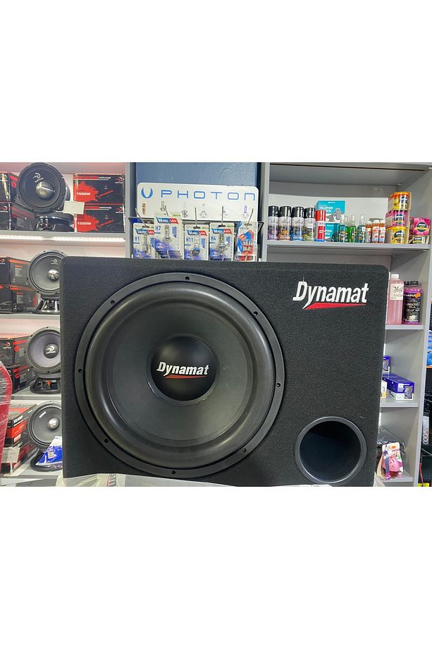 38CM 500RMS ÇİFT BOBİN DYNAMAT KABİNLİ DMC GARAJ - 2