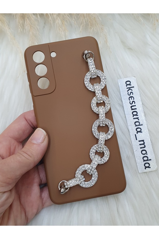 Samsung Galaxy S21 Compatible Stoned Hand Launch Case