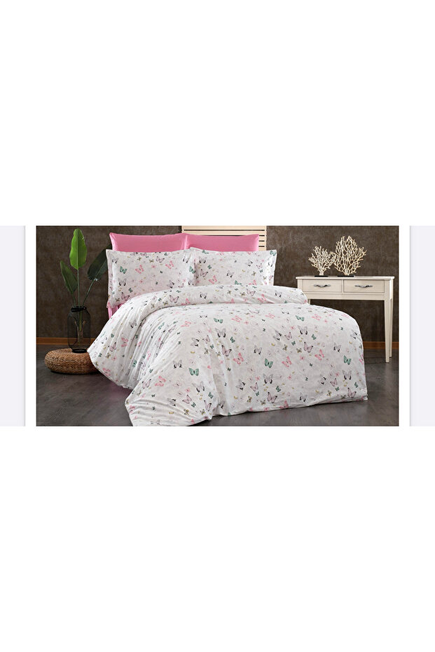 Double Personality Bedding Set Bottom Sheet Combined Color and Elastic 4 Pieces Pillow Case