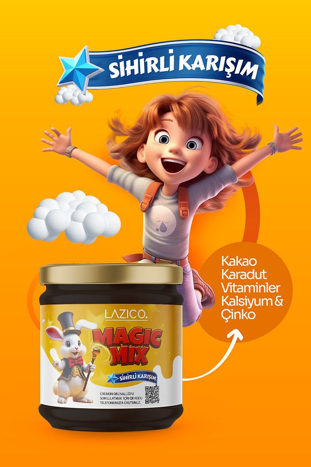 Magicmix Kakaolu & Karadut Pekmezli Bitkisel Karışımlı Geleneksel Gıda 240 gram - 3