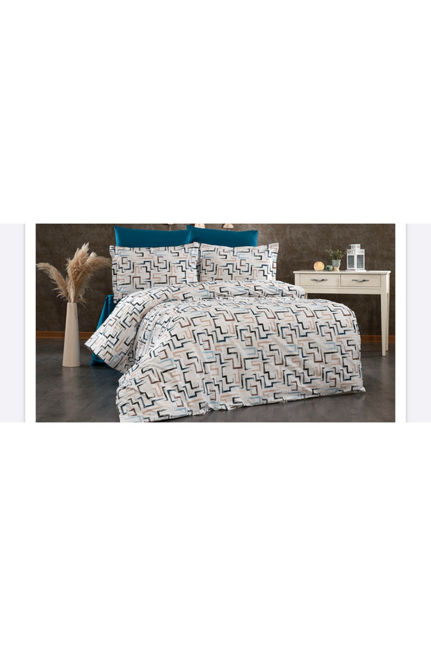 Double Personality Bedding Set Bottom Sheet Combined Color and Elastic 4 Pieces Pillow Case