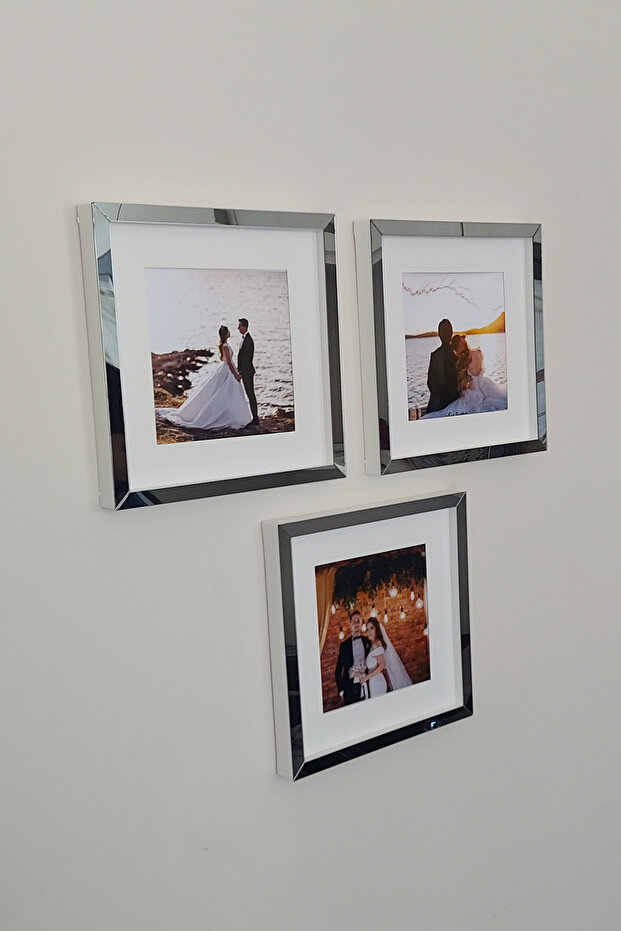 Remove and Plug Memory Frame! 3 Piece Frames with Adhesive Square Passport - 2