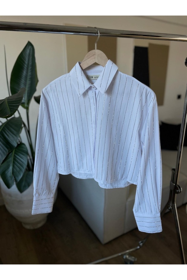 Full taşlı gömlek - 6