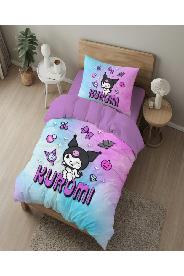 Gift Duvet Cover Kuromi 3D Printed Single Duvet Cover Set
