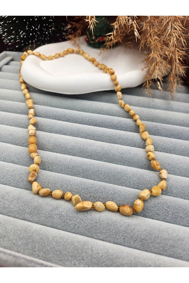 Damla kehribar kolye - 2