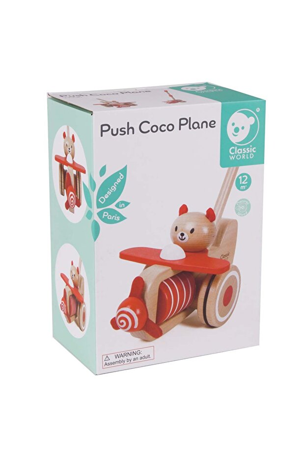 Push & Pull Coco Plane Toy - 3