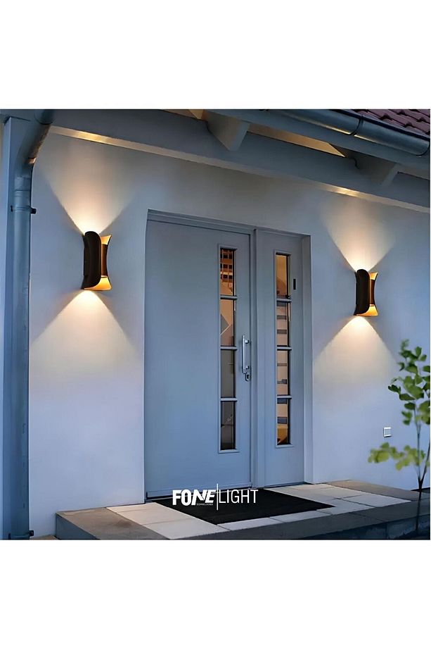 Butterfly Çift Yönlü Iç Ve Dış Mekan Duvar Aplik - Paslanmaz, Toz Ve Su Geçirmez Bahçe Duvar Aplik - 7