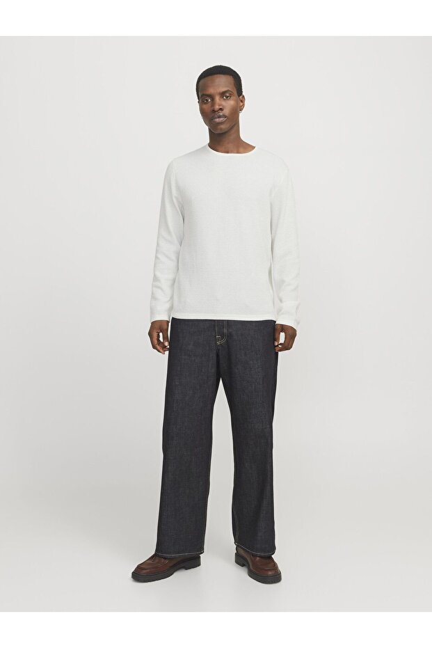 Strickpullover Einfarbig Strickpullover - 4