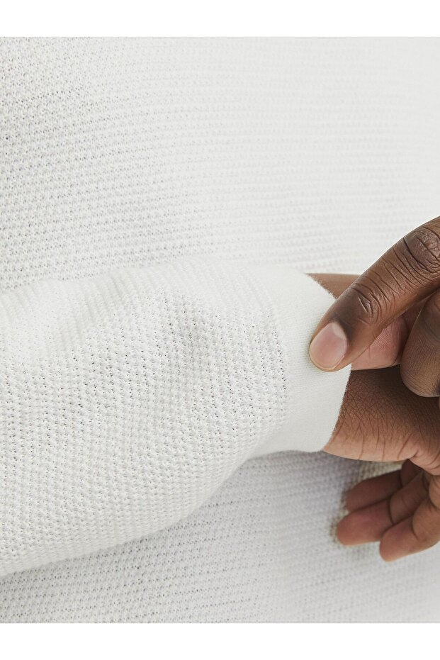 Strickpullover Einfarbig Strickpullover - 6