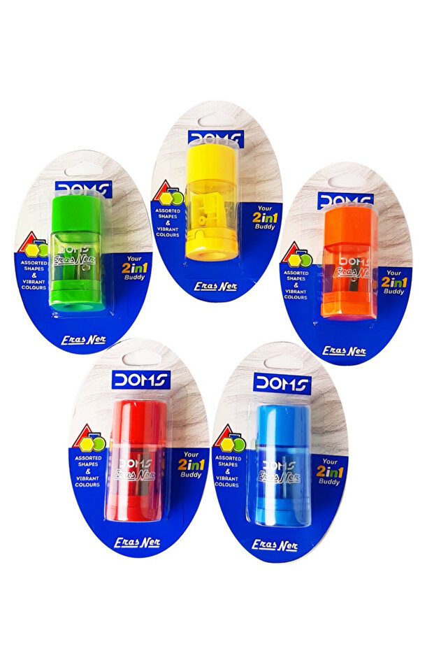 ممحاة + مبراة (عبوة من 10 قطع) - 1