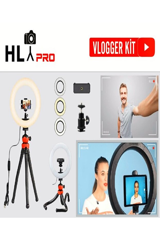Ring Light Vlogger Kit - 1