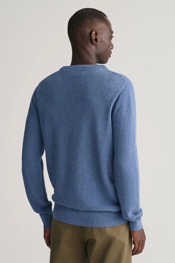 Erkek Mavi Regular Fit Kazak - 3