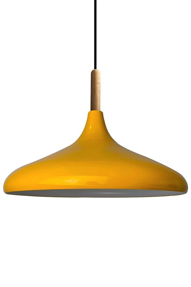 Sarı Champion Ahşap Tekli Avize Sarkıt Salon Mutfak Cafe Butik Lamba Aydınlatma Avizeler - 8