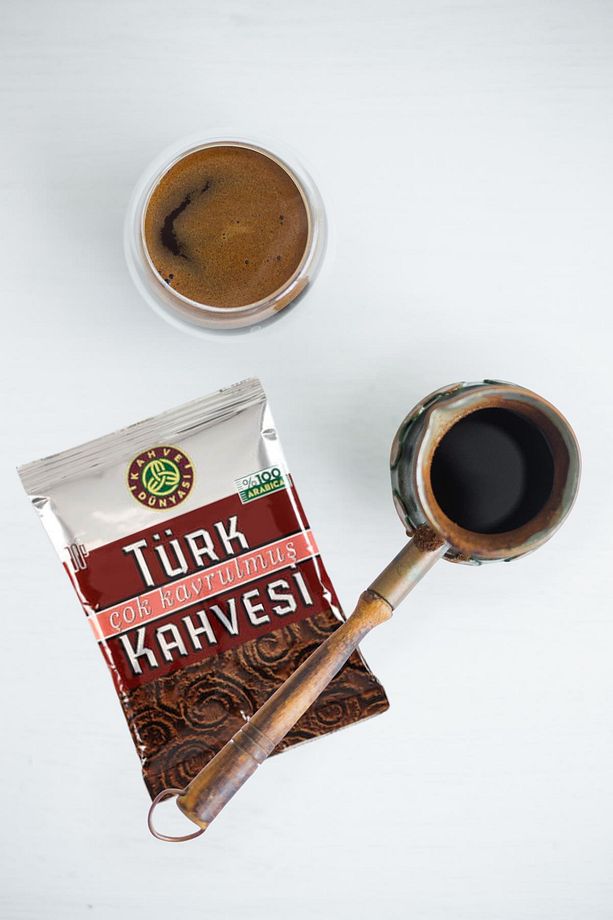 Kahve Dünyası Çok Kavrulmuş Türk Kahvesi 100 gr x 12 Adet - 4