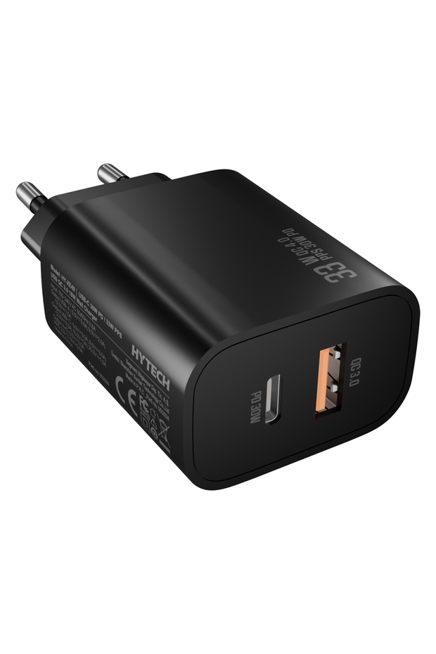HY-XE49 Type-C + USB-A 30W PD / Uyumlu  33W PPS USB QC 3.0 18W Hızlı Ev Şarj Adaptörü - 3