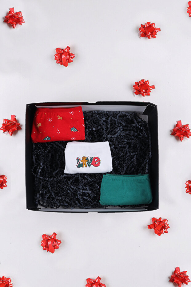 Kadın 3'lü Pamuklu Basic Külot - 4