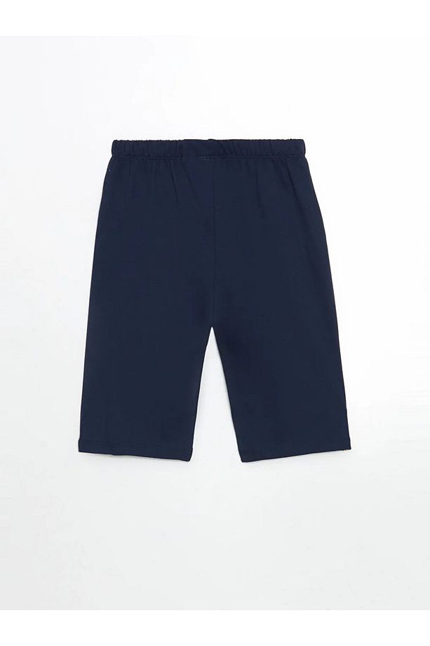 LCW Kids Lacivert Beli Lastikli Erkek Çocuk Pijama Şort 2'li - 3