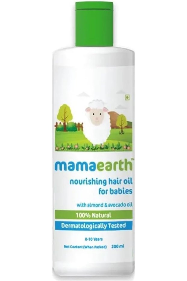 Nourishing Hair Oil For Babies With Almond and Avocado Oil (200ml)