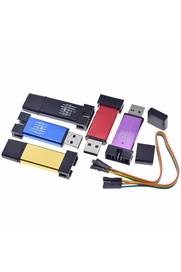 1 مجموعة ST LINK Stlink ST-Link V2 Mini STM8 STM32 محاكي تنزيل مبرمج برمجة مع غطاء... - 2