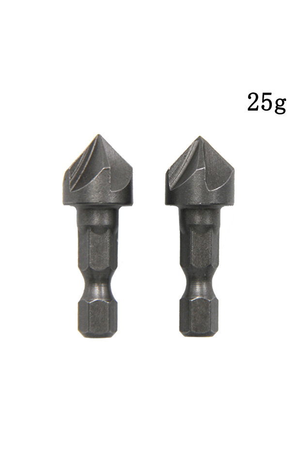 مجموعة مكونة من قطعتين سداسية الشكل بمقبض سداسي صغير وأداة تشذيب ذات خمس حواف وقاطعة تشذيب للنجارة - 1