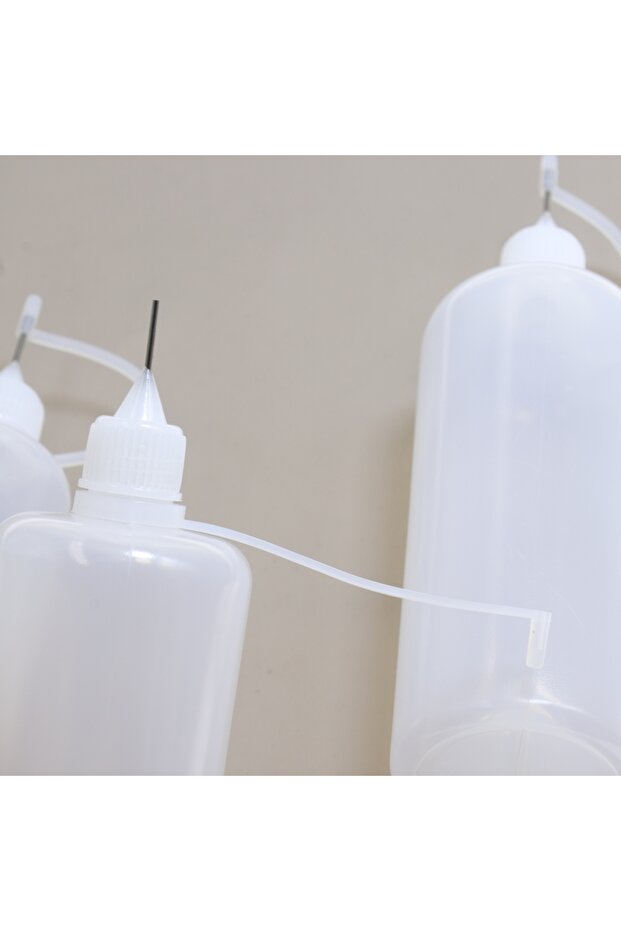 5ml 10ml 15ml 30ml 50ml 100ml 120ml PE Plastic Squeezable Tip Applicator Bottle Refillable Droppe... - 4