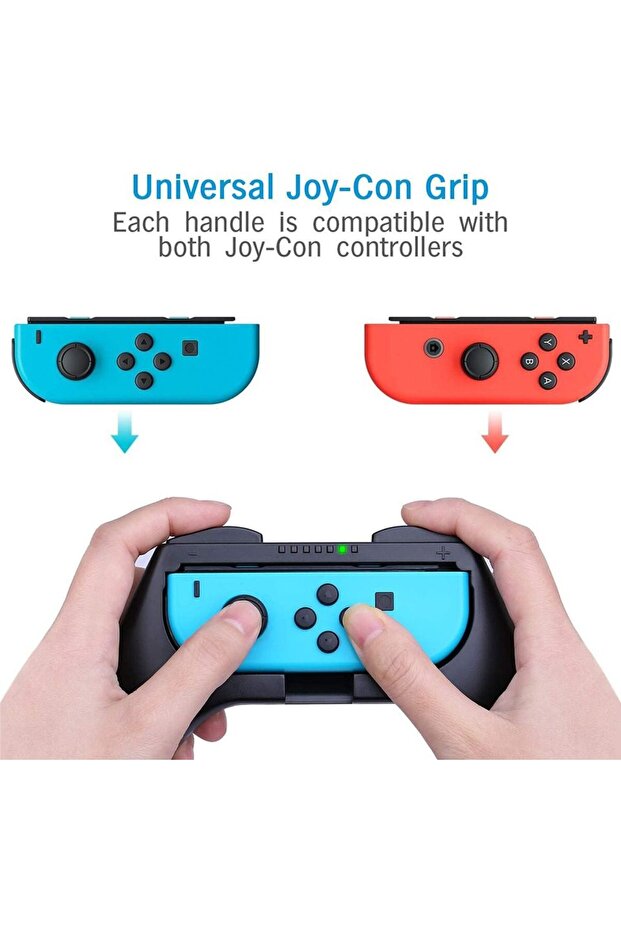 Compatible with Nintendo Switch/Switch OLED Joy-Con, 3 in 1 Wear Resistant Game Switch Controller... - 3