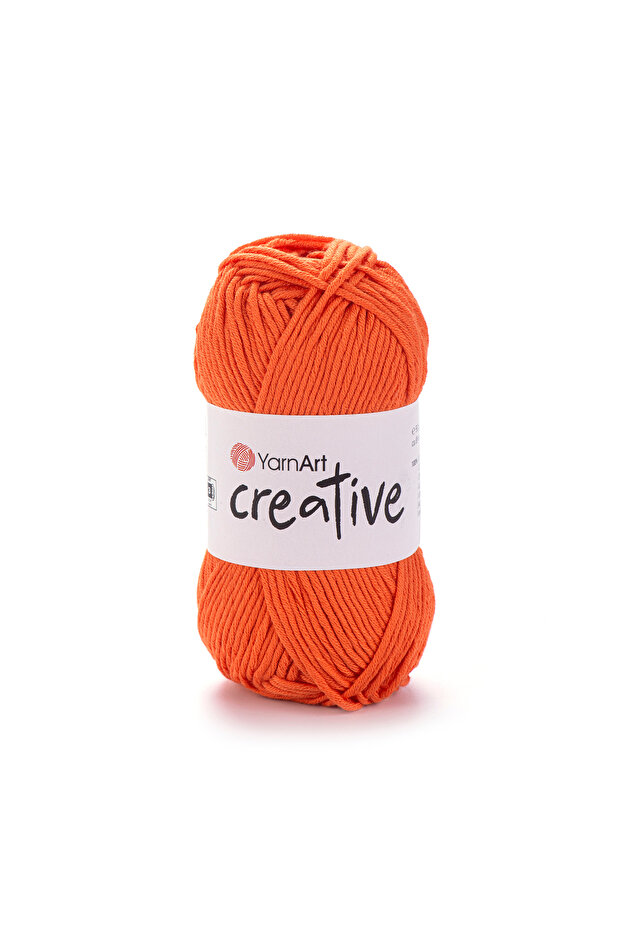 إبداعي - خيط للحياكة اليدوية برتقالي-242 - 1