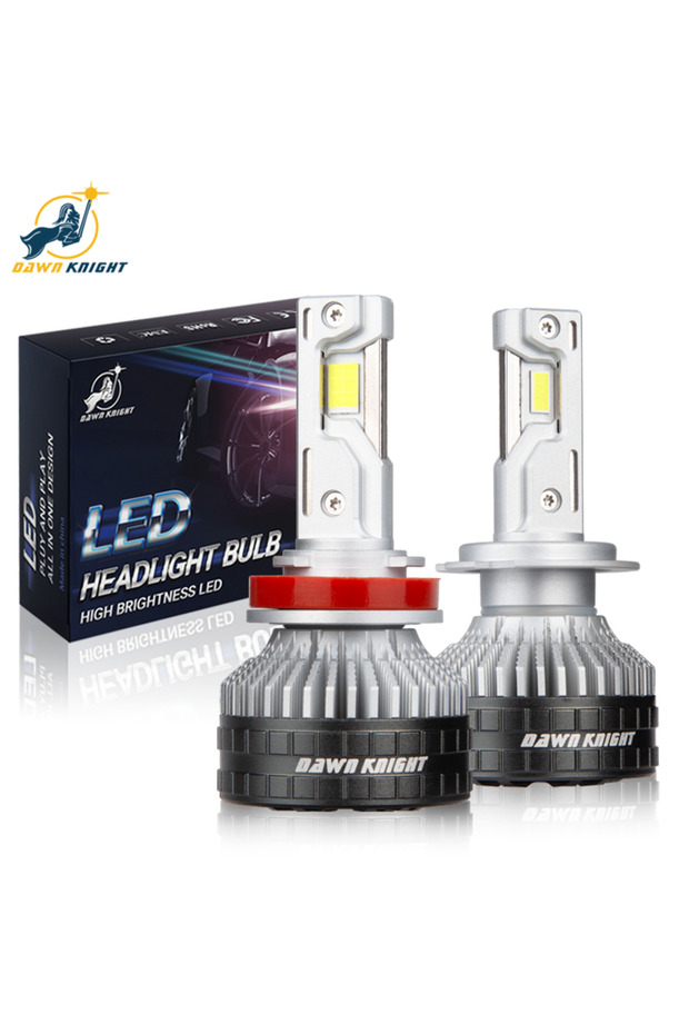 H7 6000K K9C PRO DAWNKNIGHT K9C Pro H7 H4 H11 Led Lamp Bigger Copper Tube Led Lights H1 HB3 9005 HB4