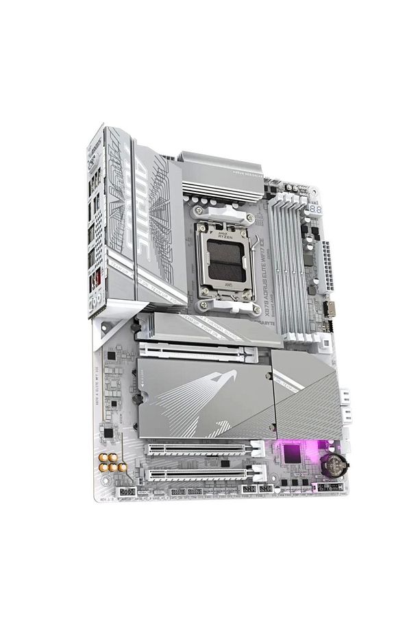 X870 Aorus Elıte Ice Wifi 7 Ddr5 8000mhz (OC) Rgb M.2 Am5 Atx Anakart - 3
