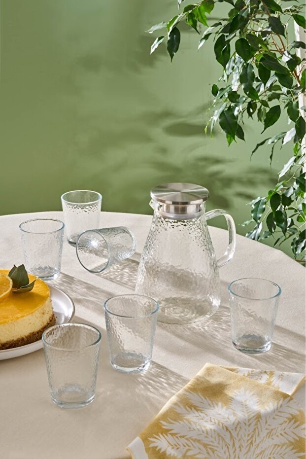 Lumınous 7 Parça Bardak Seti Şeffaf - 5