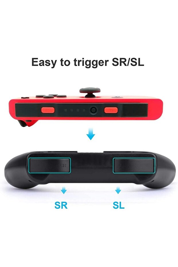Compatible with Nintendo Switch/Switch OLED Joy-Con, 3 in 1 Wear Resistant Game Switch Controller... - 4