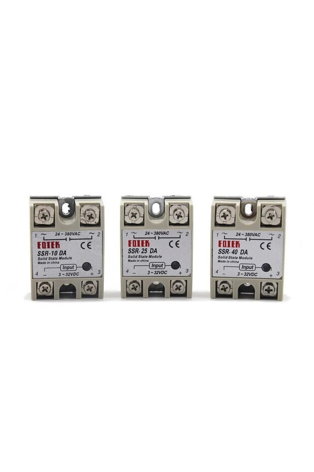 Solid State Relay SSR-10DA SSR 25DA SSR-40DA Ac Dc Converter Input 3-32VDC Power Supply Load 24-3... - 8
