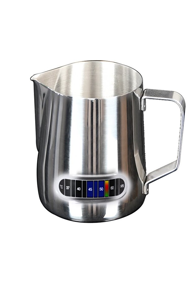 350/600ml不锈钢奶泡壶温度显示奶泡壶水壶杯... - 1