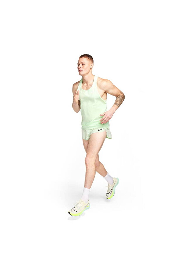 FN3349-376 Yeşil Dri-Fit Aero Swift Koşu Erkek Şort - 6