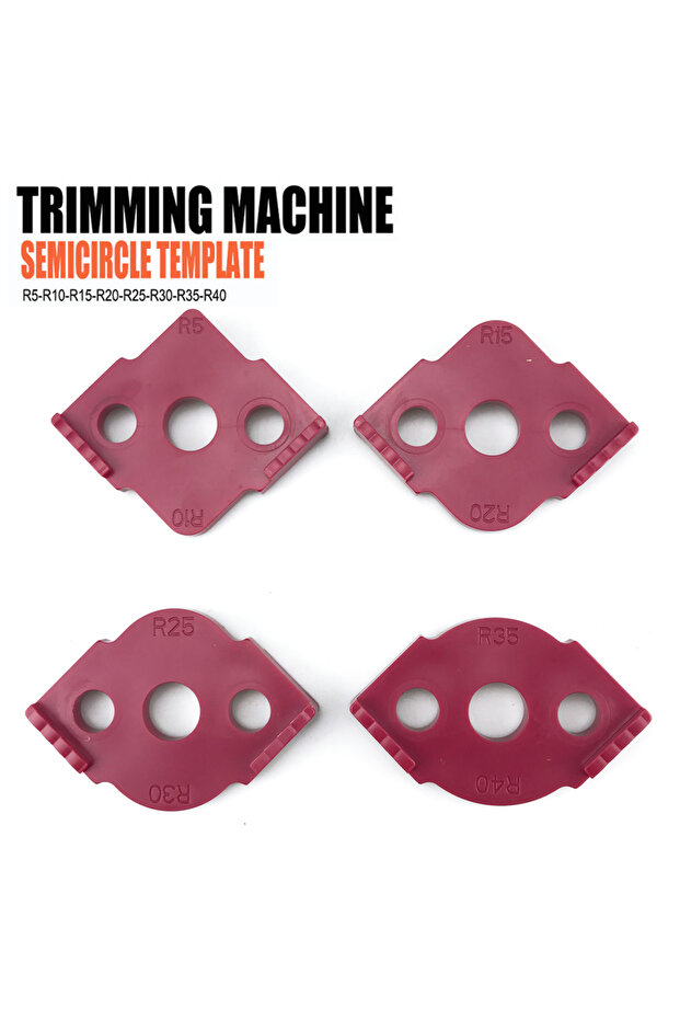 Router Red Arc Template Trimming Machine Engraving Machine Round Corner Template R gauge Electric Wo