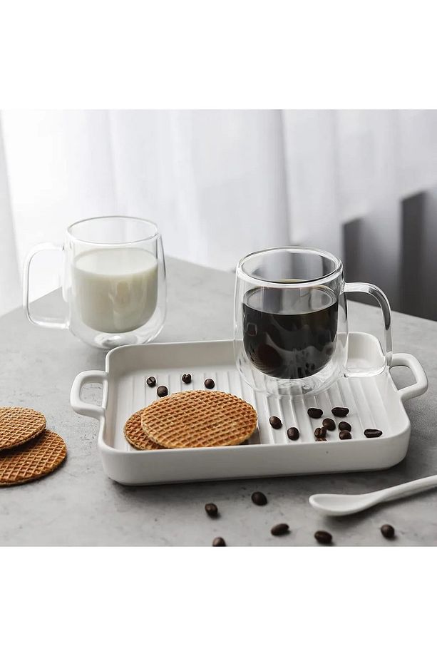 1 Adet Kahve Kupaları Latte - Amerikano Çift Cidarlı Bardak ve Kupa - 4