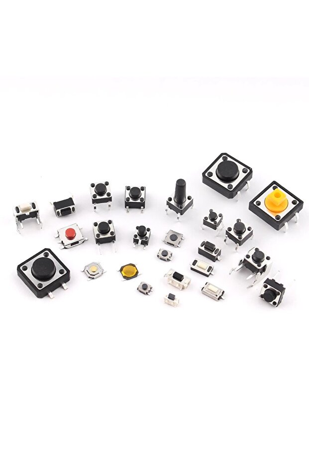 مجموعة مكونة من 125 قطعة من مفاتيح الضغط الصغيرة المتنوعة - 25 نوعًا، بما في ذلك مفاتيح إعادة الضبط ومفاتيح الأوراق الصغيرة... - 5