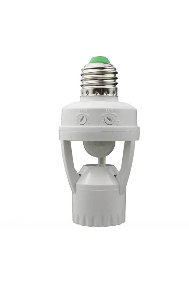 Socket Converter AC100-240V E27 with PIR Motion Sensor Ampoule LED E27 Lamp Base Intelligent Swit... - 8