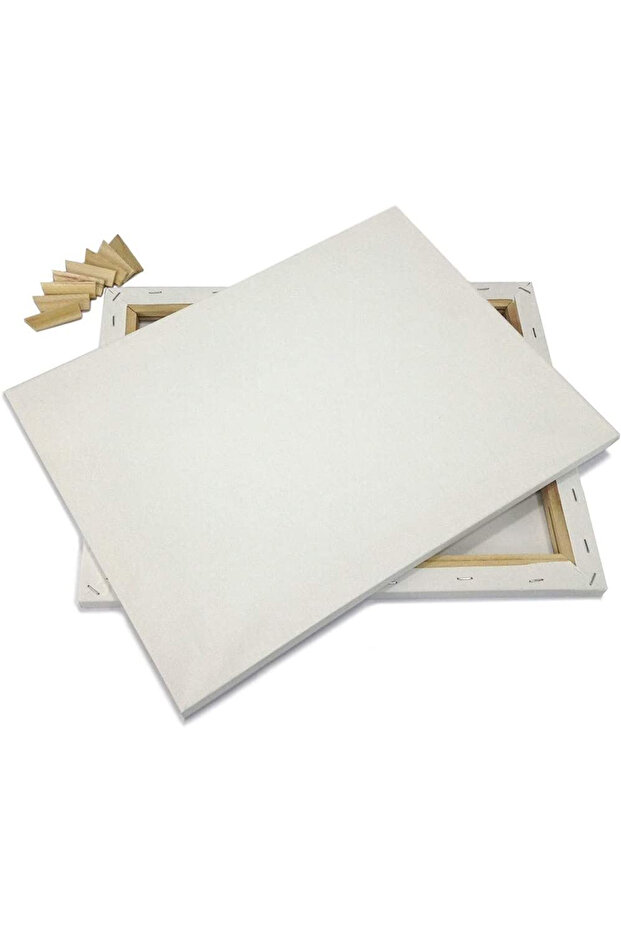 Bview Art 2pcs 30x40cm 100% Cotton 280g Blank Stretched Canvas Oil Acrylic & Pouring Art