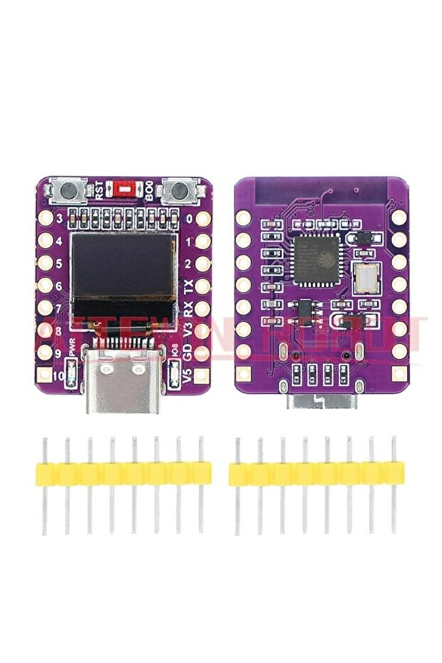 لوحة تطوير ESP32-C3 OLED مع وحدة OLED مقاس 0.42 بوصة هوائي سيراميكي لوحة تطوير ESP32 Supermini... - 7