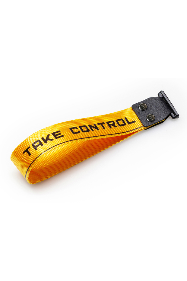 حزام Take C Black Strap من Latenpow Take Control من النايلون للوحة المفاتيح الميكانيكية للألعاب باللون الأسود أو الأبيض