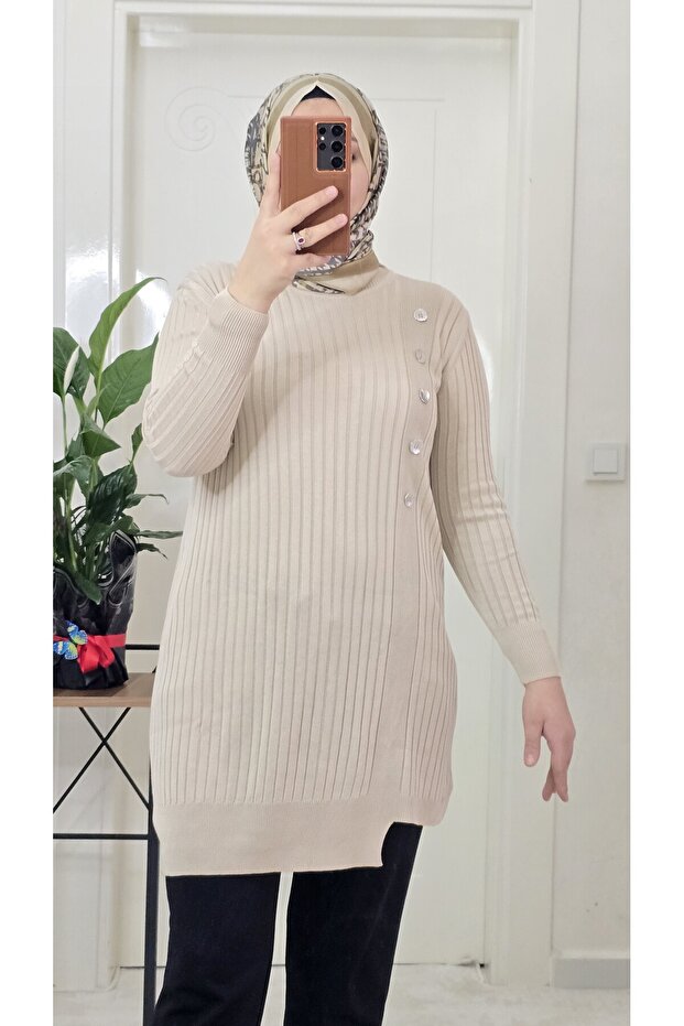 Merserize triko tunik - 3