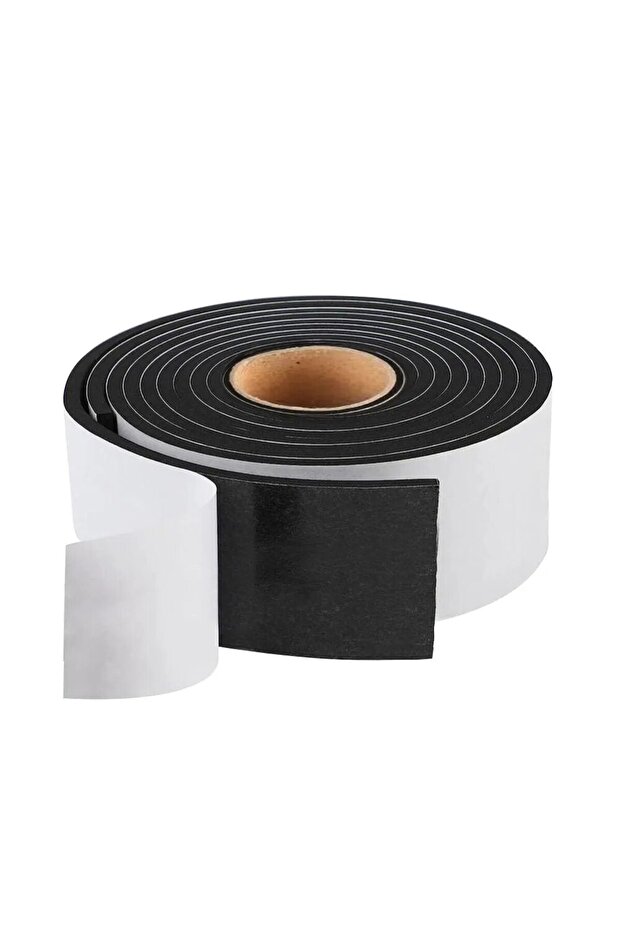 50mm 5mm 2m black Durable Adhesive Black Sponge EVA Band,5mm ,EVA Adhesive Tape Single-sided Foam A