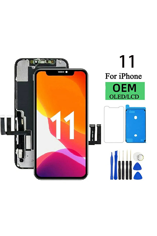 11 OLED OLED Pantalla for iphone 11 LCD Display Touch Screen Digitizer Assembly for iPhone 11 LCD Sc - 1