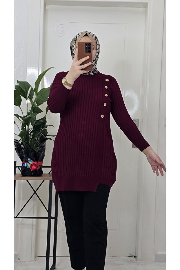 Merserize triko tunik - 8